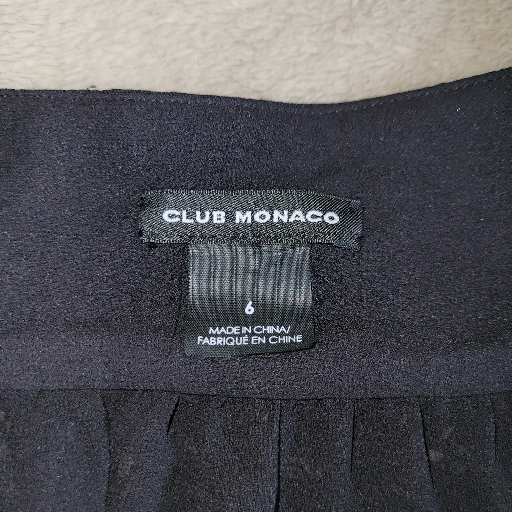 Club Monaco black lace babydoll top size 6​ - Picture 10 of 11